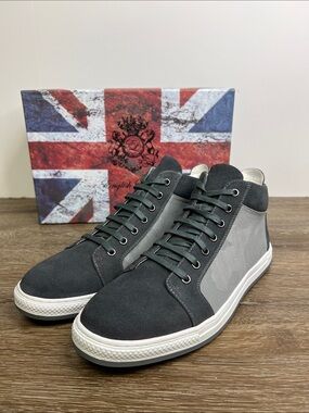 English Laundry Frankie Grey High-Top Sneakers Men’s Size 11